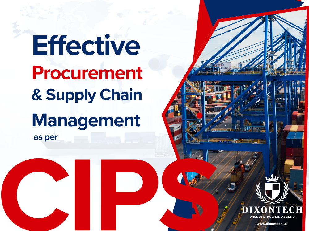 Effective Procurement and Supply Chain Management as per CIPS